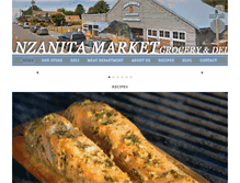 Tablet Screenshot of manzanitamarket.com